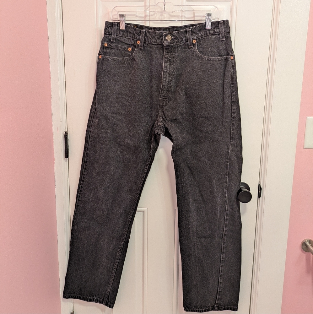 ❤ Levis 505 Black Jeans Pants Men's 36 EUC Vintage 1998